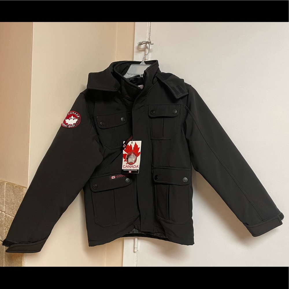Canada Weather Gear 3 in 1 Black Jacket Boys 10/12